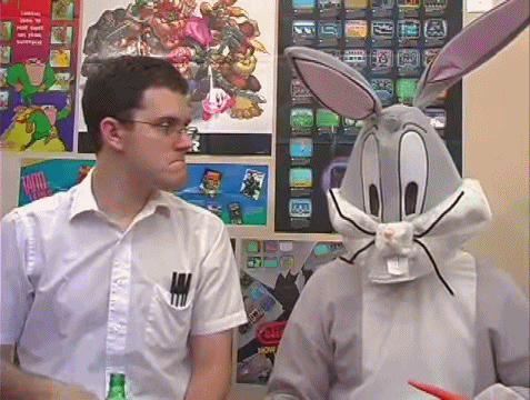 AVGN 제임스 롤프 벅스 버니의 생일파티 술병 롤링락 닥쳐 그만 화남