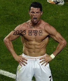 몸짱 호날두 상의탈의 근육 복근 세레머니 포효 자신감 열정 축구