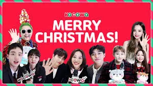 kocowa 크리스마스 메리크리스마스 코코와 연예인 인사 축하 연말 카드 모음