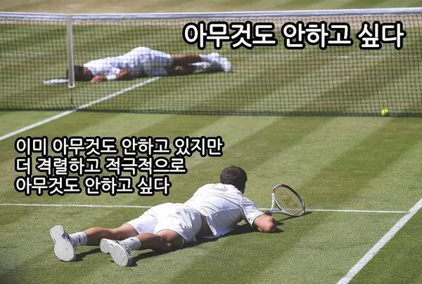 아무것도 안하고 싶다