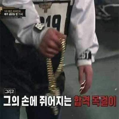 합격목걸이 쇼미더머니 인정 드립 레전드 칭찬 성공 짤