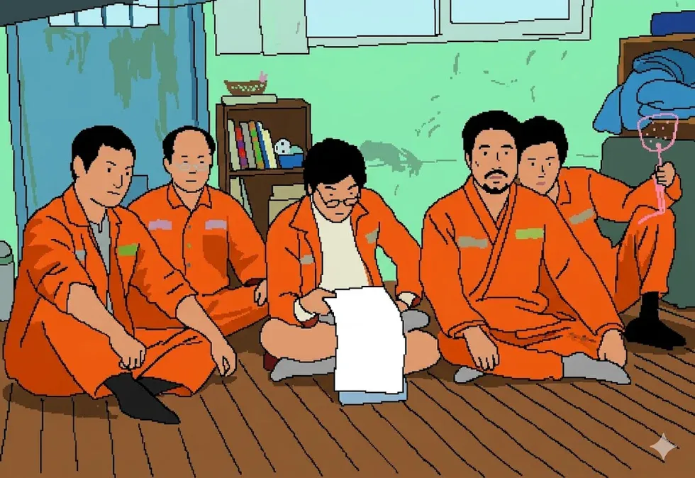 7번방의 선물 하찮은AI AI짤 AI프롬프트 한국영화 영화장면 명장면