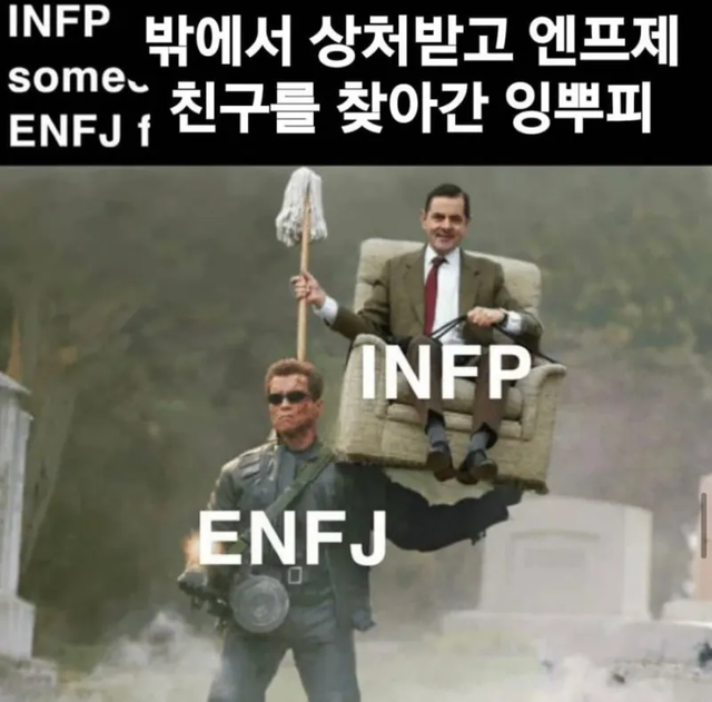 INFP ENFJ MBTI 성격 유형 취향 mbti짤 mbti짤방 mbti타입
