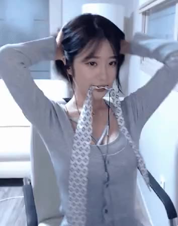 머리묶기 반함 리본