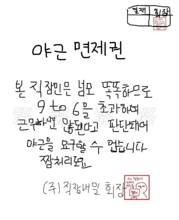 야근면제권