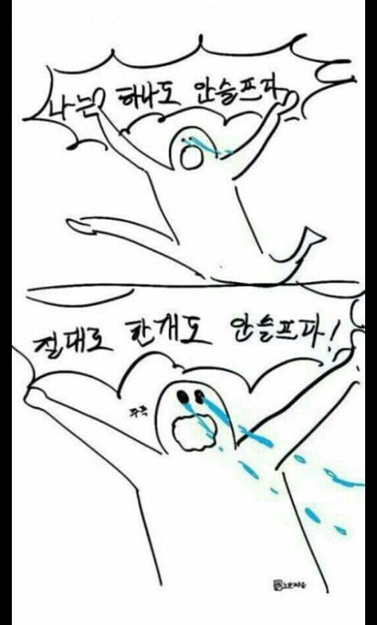 유유 슬픔 눈물