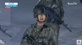 국군의 날 옥택연.gif 국군의날 옥택연 육군 미래전투