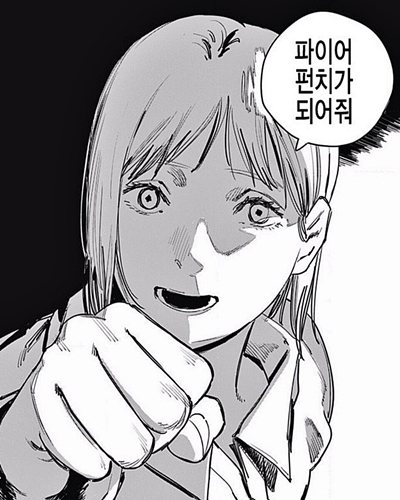파이어펀치가 되어줘 주먹 만화