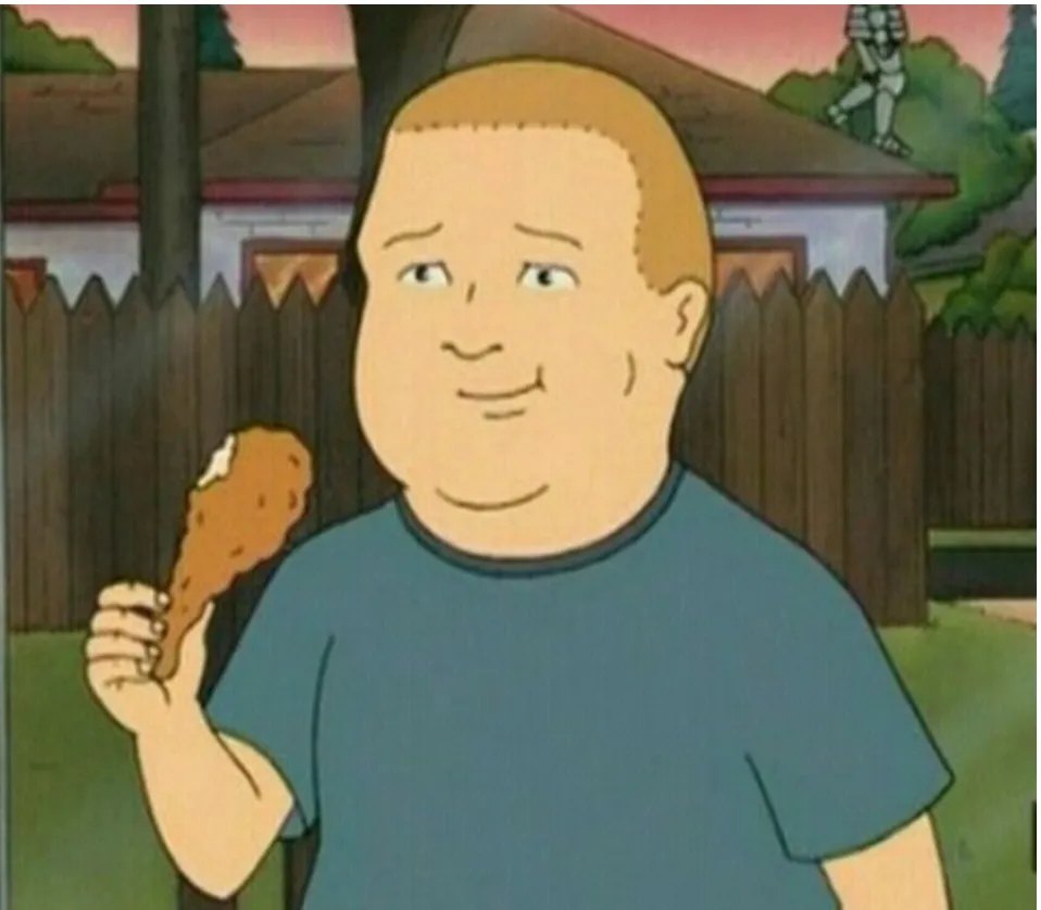 치킨 먹방 바비 닭다리 만족 흐뭇 미소 킹받는 여유 행복