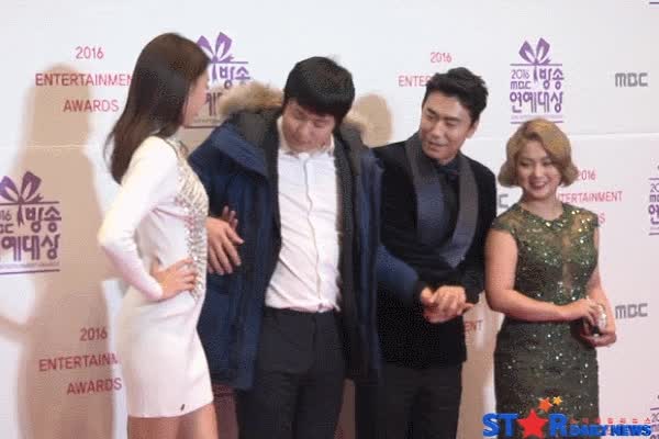 기안84 패딩 방송연예대상 시상식