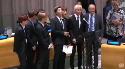 방탄 유엔연설 기념연설 방탄소년단 유엔연설 기념사진 기념촬영 UN연설