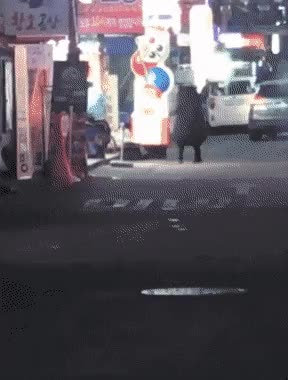 만취 만취녀 레전드 귀여운 인형탈 도망 취함