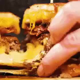 베이컨 치즈 버거.gif 베이컨 치즈 버거