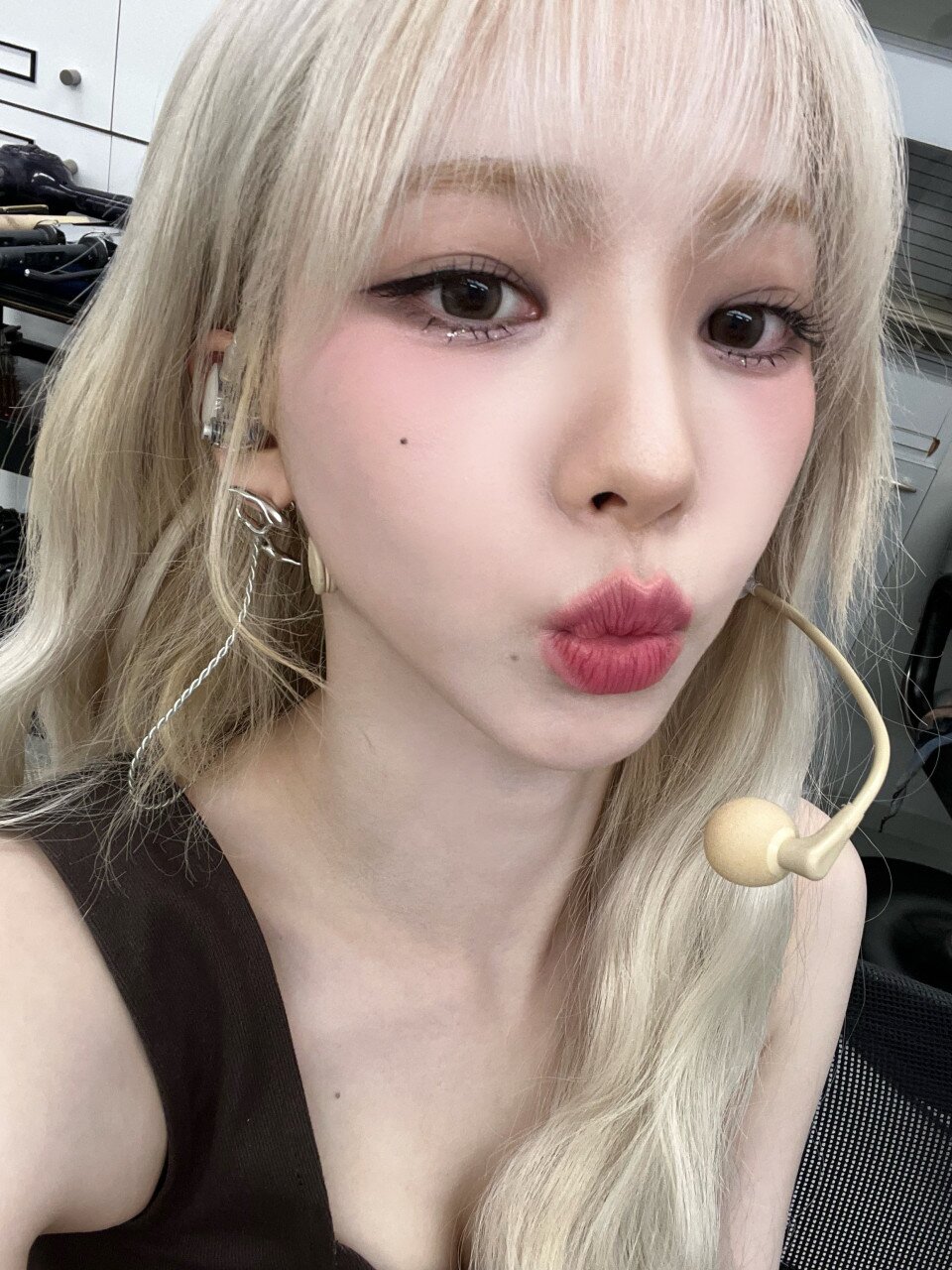 카리나 셀카 짤방 여친짤 에스파 예쁜 아이돌 걸그룹 AESPA Karina