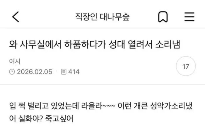 라을라 밈은 한 직장인이 사무실에서 하품을 하다가 실수로 성악가처럼 라을라 라고 큰 소리를 낸 사연에서 유래