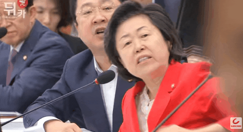 사퇴1 이은재 사퇴하세요 분노 호통 짤 레전드 국회의원 겐세이 정색