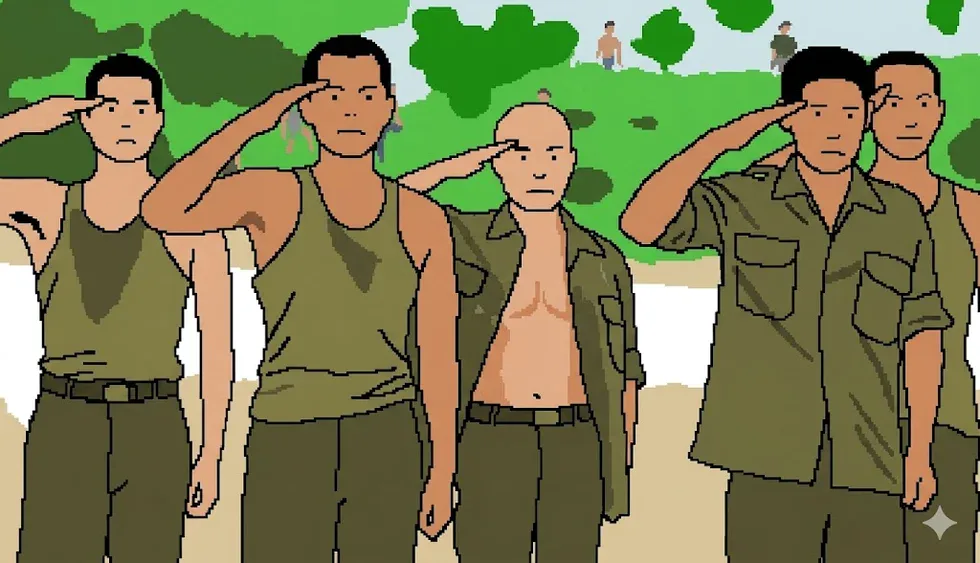 실미도 하찮은AI AI짤 AI프롬프트 한국영화 영화장면 명장면