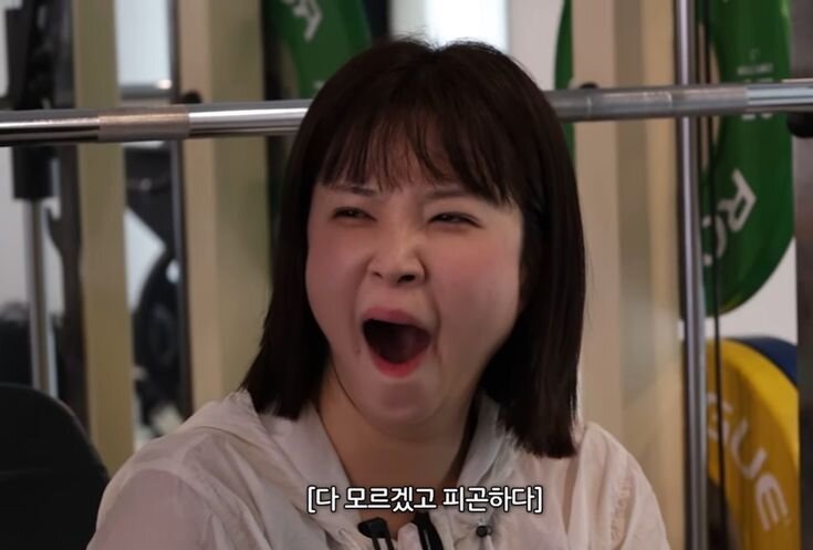 다 모르겠고 피곤하다 피곤 몰라 하품
