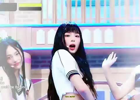 뉴진스 윙크 하니 눈웃음