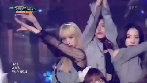 뮤직뱅크 우주소녀 부탁해 무대 아이돌 걸그룹 몽환 레전드 퍼포먼스