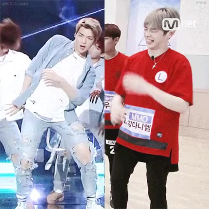 비교체험 비교 강다니엘 바보 프로듀스 워너원