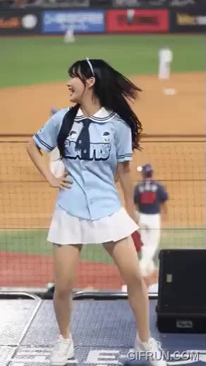 최홍라 치어리더 움짤 치어 리더 KBO
