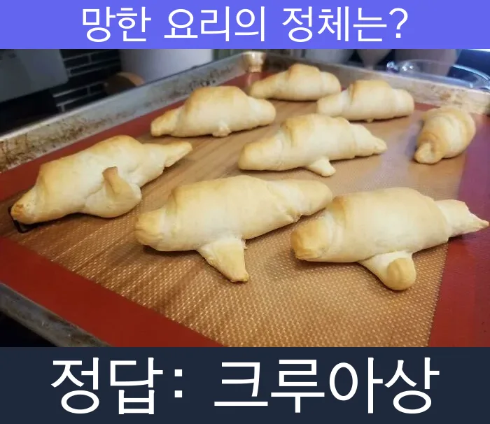 크루아상 망한요리 망한음식 실패요리 음식 요리