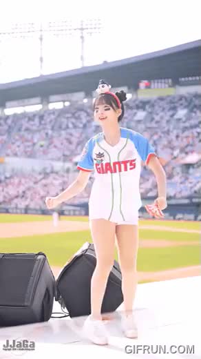 정예진 치어리더 움짤 치어 리더 KBO