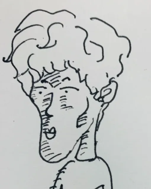 여기조이 레드벨벳 조이 팬아트 그림 멍함 당황 웃긴 캐리커쳐