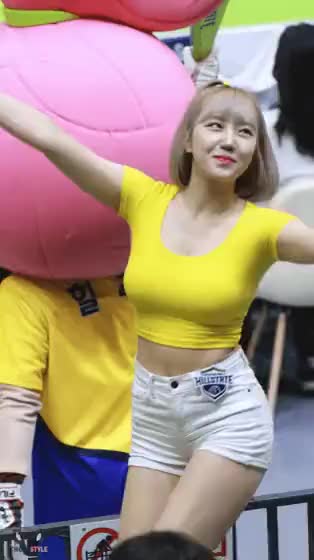 박성은 치어리더 움짤 치어 리더 KBO