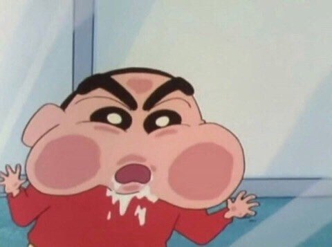 짱구 침흘리는 추릅 츄릅
