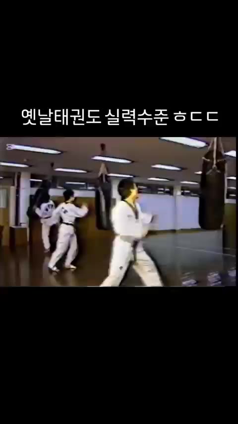 90년대 태권도 실력수준