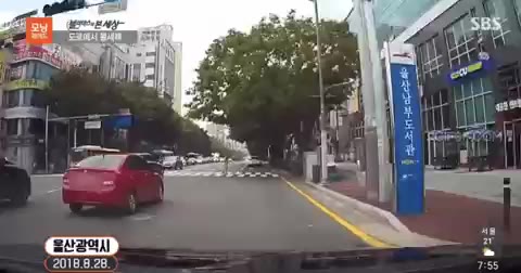 모닝와이드 블랙박스 자동차 물세례