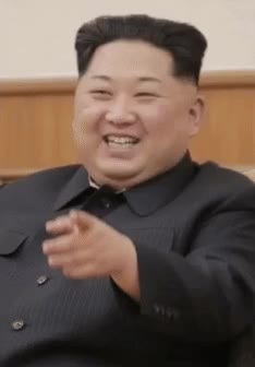 북돼지 김정은 폭소 웃음 삿대질 비웃음 빵터짐 정은이 북한