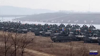 탱크 전차 기갑부대 물량 화력 국뽕 웅장 든든 군대 압도적