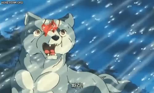 디지몬 메탈그레이몬 필살기 레이저 발사 전투 폭우 간지