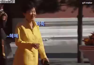 K-닭 박근혜 시진핑 알았떠 혜혜혜 어색 당황 굴욕 외교 레전드