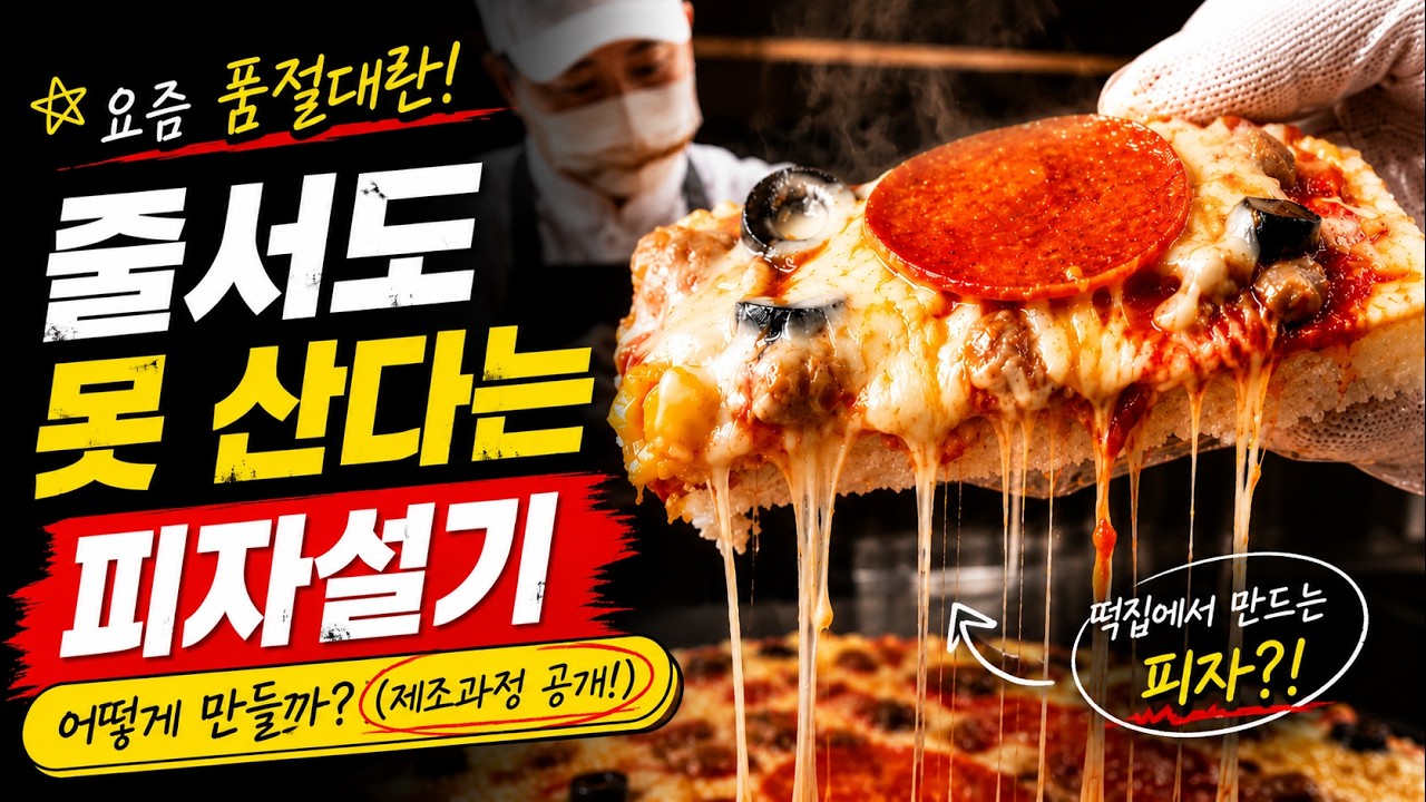 피자설기 (피자 + 백설기)