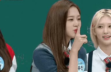 K-조용 안유진 아이브 아는형님 조용히해줄래 조용 정색 광기