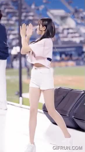 홍예빈 치어리더 움짤 치어 리더 KBO