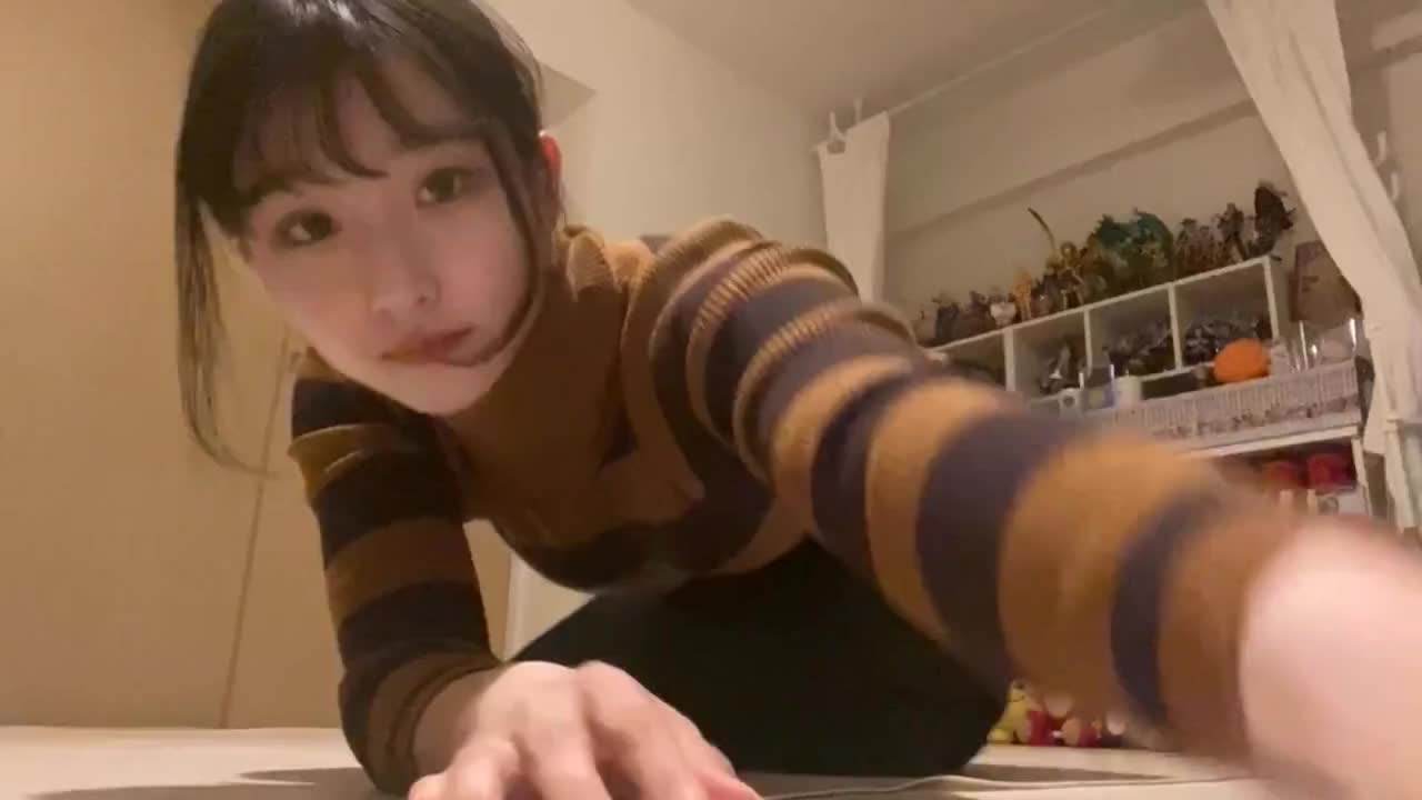 대단한걸 보여주는 처자