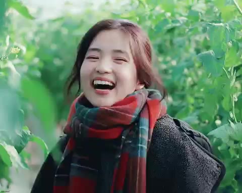 남구문 김태리 리틀포레스트 목도리 움짤 귀여움 씰룩씰룩 도리도리 힐링 상큼