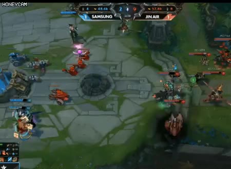 롤챔스 lol 리신 룰루 이니시 궁극기