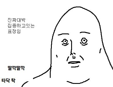 @집중.. 집중 초집중 딸깍딸깍 타닥타닥 게임 작업 열중 진심 표정 짤