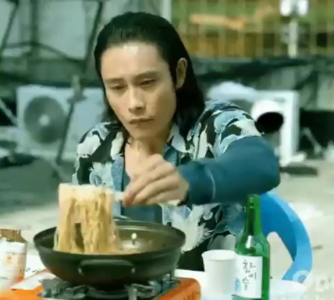라면먹방 라면 이병헌 내부자들