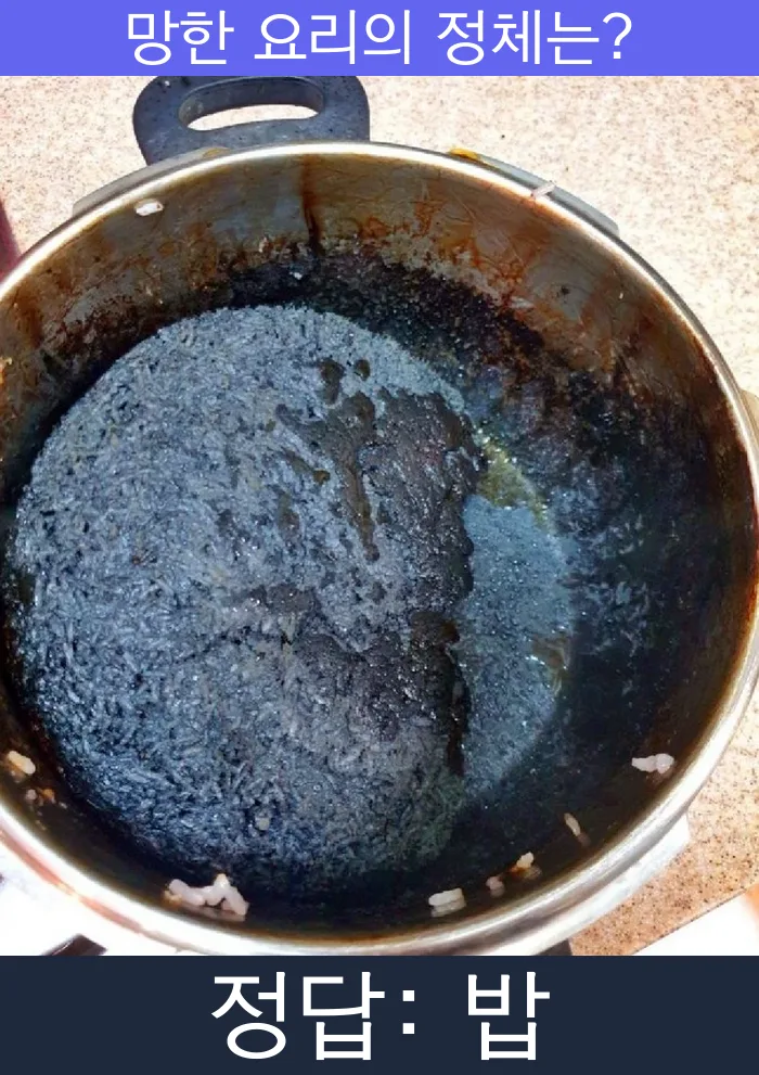 밥 쌀밥 망한요리 망한음식 실패요리 음식 요리