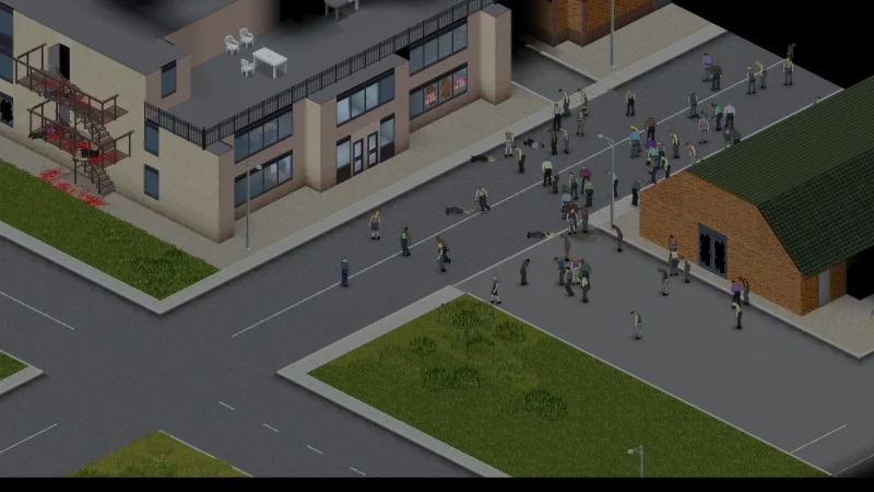 Project Zomboid 게임 플레이 화면 온라인 게임이름