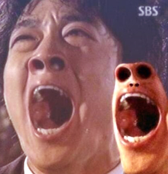 울고싶어라 권상우 콧구멍 오열 슬픔 억울 천국의계단 합성 웃긴짤 기괴