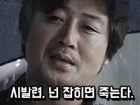 넌 잡히면 죽는다.