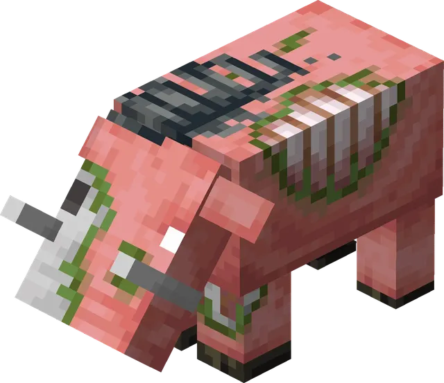 조글린 마인크래프트 마크 몹 캐릭터 Minecraft